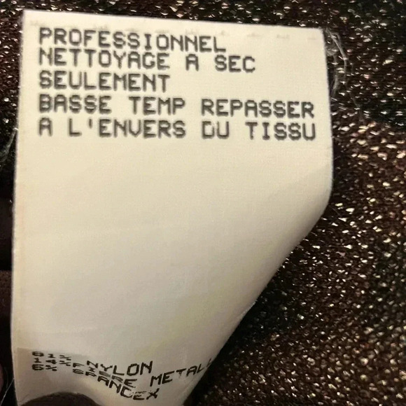 Gunne Sax Jessica McClintock Vintage Cocoa Metallic Shimmer Cocktail Size 7/8 - Picture 9 of 10